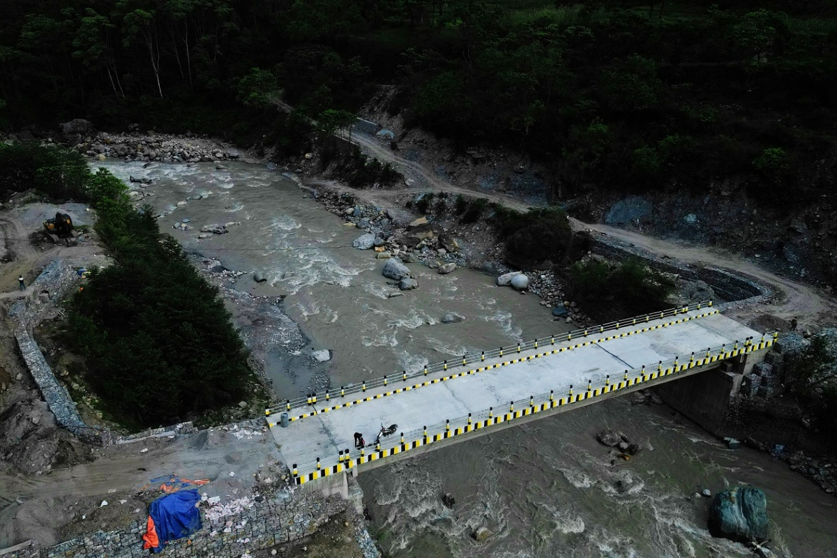 म्याग्दीको भारवाङमा मोटरेबल पुल, हट्यो घुमाउरो बाटो हिँड्नुपर्ने बाध्यता