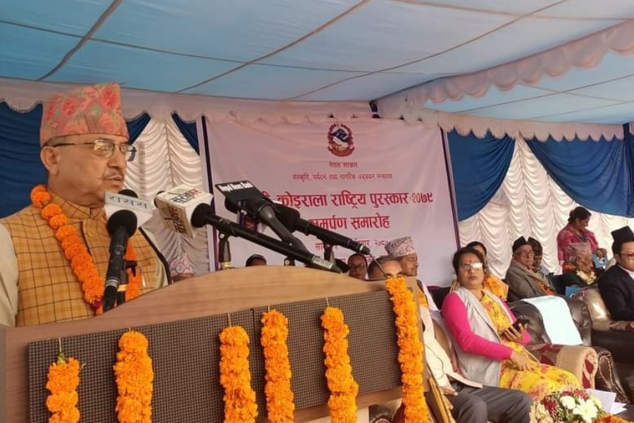 वर्तमान सरकार बीपीको नीतिबाट प्रेरित : रक्षामन्त्री खड्का