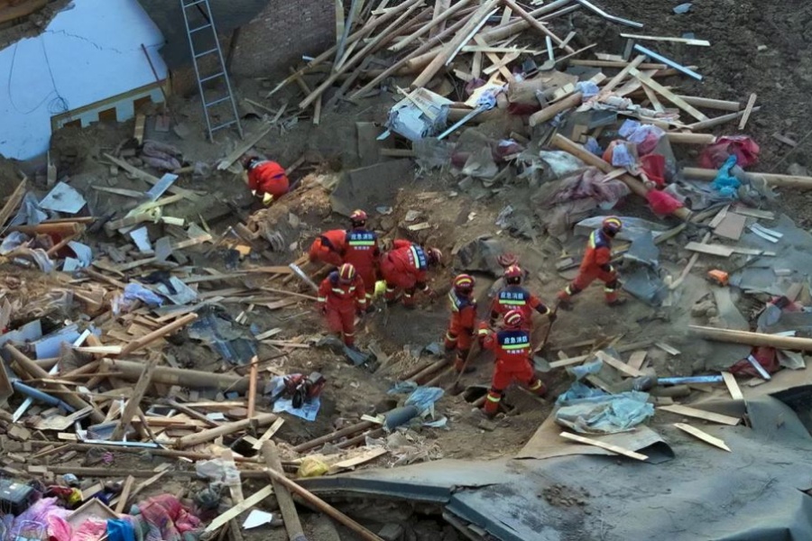 चीनमा भूकम्पमा मृत्यु हुनेको संख्या १३१ पुग्यो