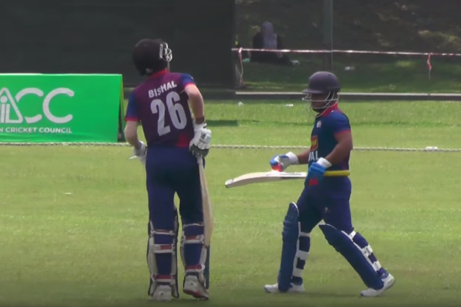 नेपालले साउदी अरबलाई दियो ३४८ रनको लक्ष्य, अर्जुनको कीर्तिमानी शतक