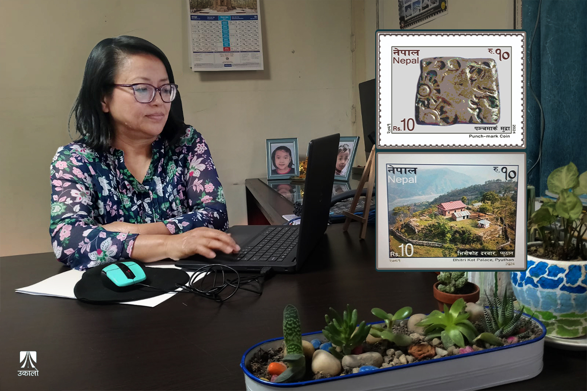 हुलाक टिकटमा कला पोख्ने एक्ली पूर्णकला