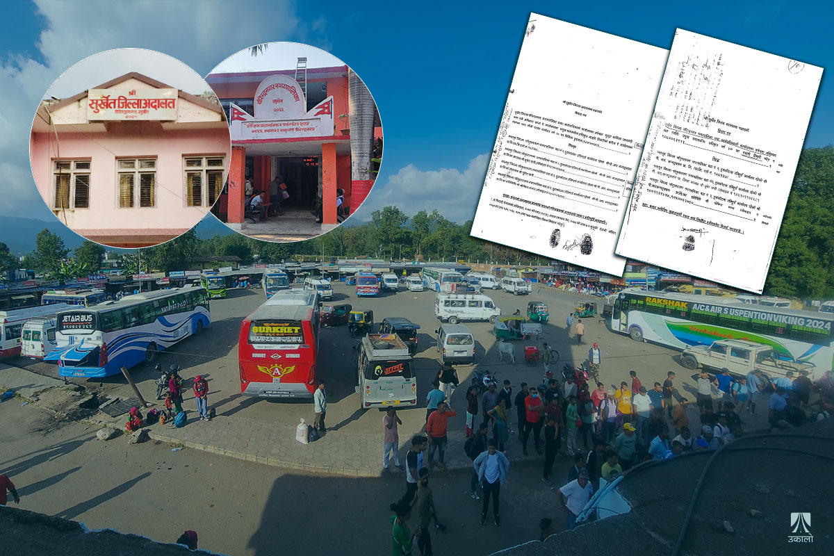 बेथितिको दलदलमा कर्णालीको नमूना बसपार्कः ठेकेदारसँग भाडा उठाउन नसकेपछि नगरपालिका अदालतमा