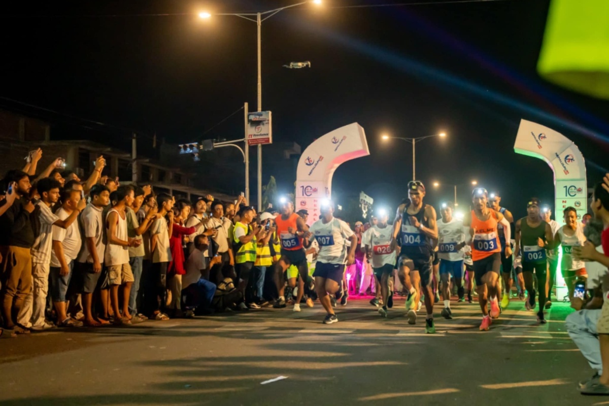 नेपालगन्ज १० नाइट रनमा रिले दौड समावेश