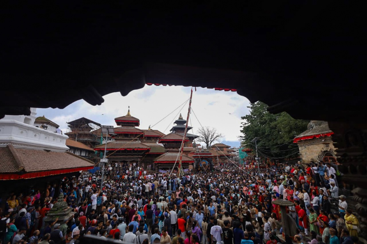 काठमाडौँमा शुरू भयो इन्द्रजात्रा [तस्वीरहरू]