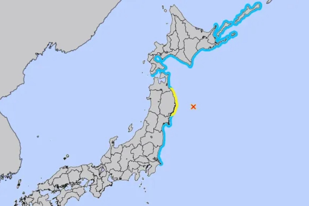 जापानमा ६.७ रेक्टरको शक्तिशाली भूकम्प, उत्तरपूर्वी तटमा सुनामीको चेतावनी