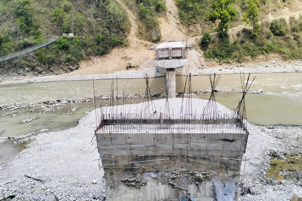 काभ्रे-सिन्धुपाल्चोक जोड्ने चेहेरे पुल ५ वर्षदेखि अलपत्र