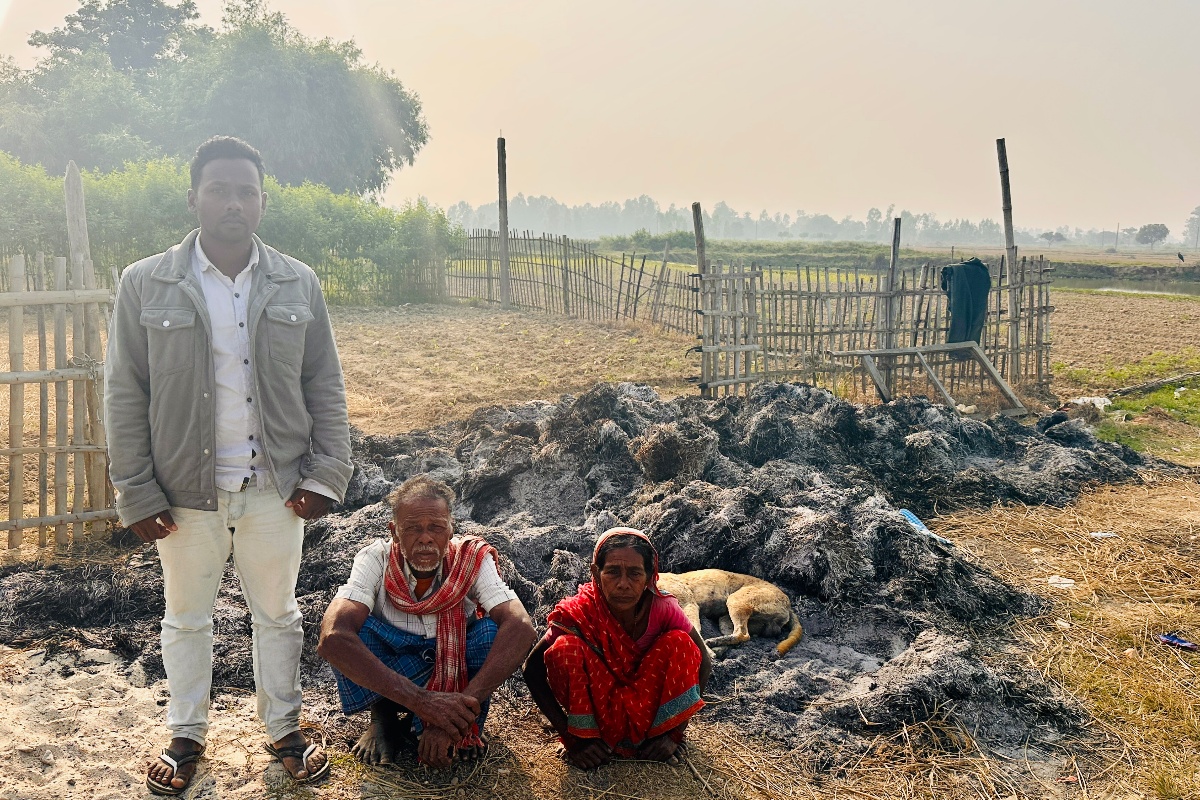धानको कुन्यूसँगै जल्यो मुसहर परिवारको सपना