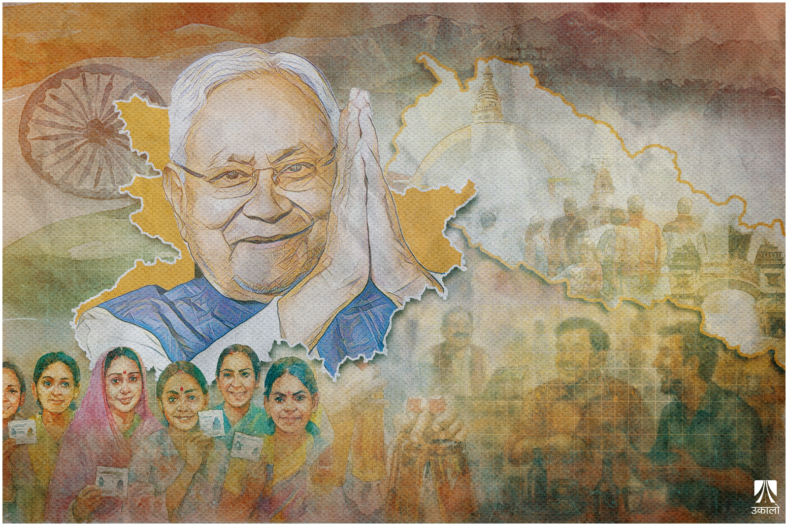 नीतीशको जित, खुशी नेपाली