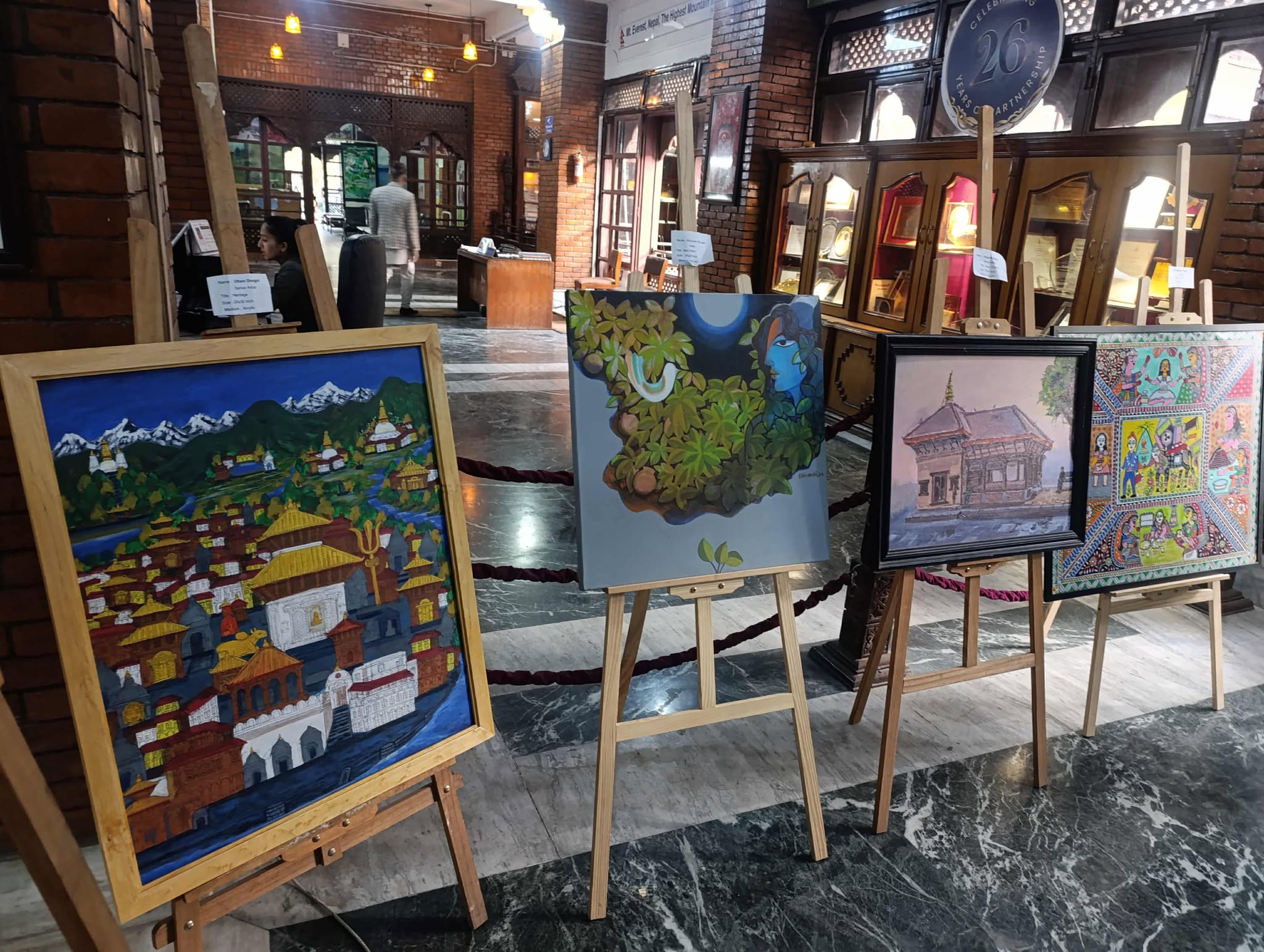 काठमाडौँमा १० देशका कलाकारका चित्रकला प्रदर्शन