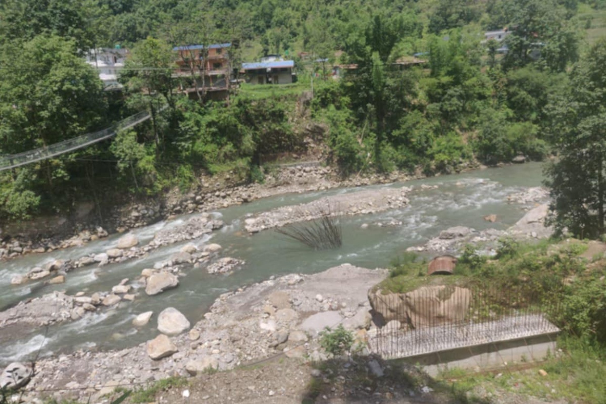 सिन्धुपाल्चोकको ब्रम्हायणी पुल ५ वर्षदेखि अधुरै