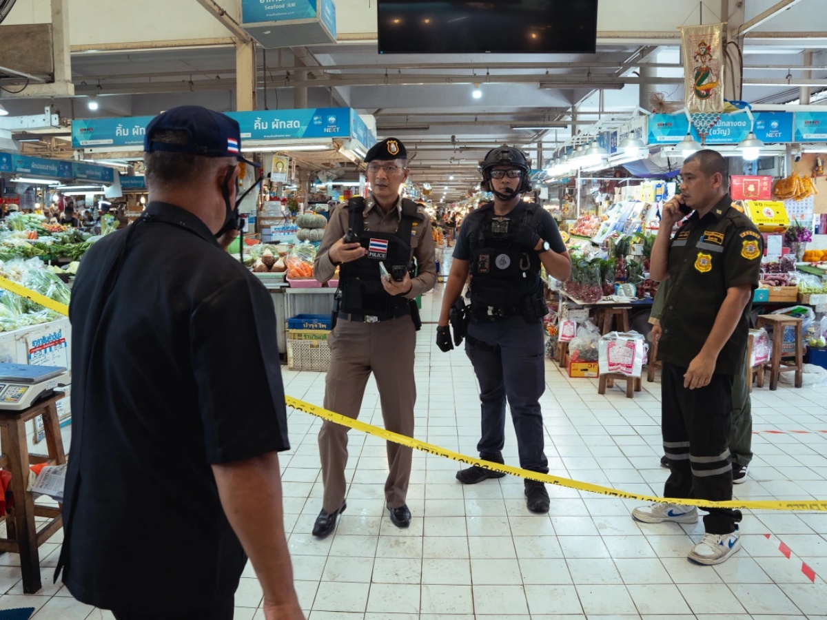 थाइल्यान्डको खाद्य बजारमा गोली चल्दा ५ सुरक्षाकर्मीको मृत्यु